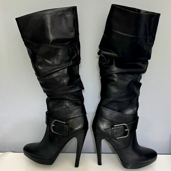 Inc cheap black boots